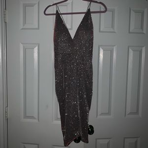 Love Culture Midi Sparkly Dress